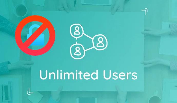 no lock & unlimited users